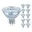 Confezione Multipack 10x Ledvance Performance Faretti LED Riflettore GU5.3 MR16 5W 345lm 36D - 927 Bianco Molto Caldo | Miglior resa cromatica - Dimmerabile - Sostitua 35W